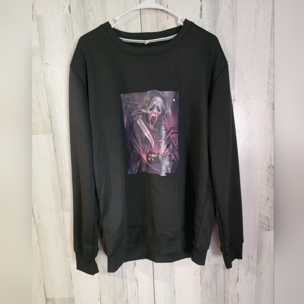 Ghostface Womens Crew Neck Sweater Nwot